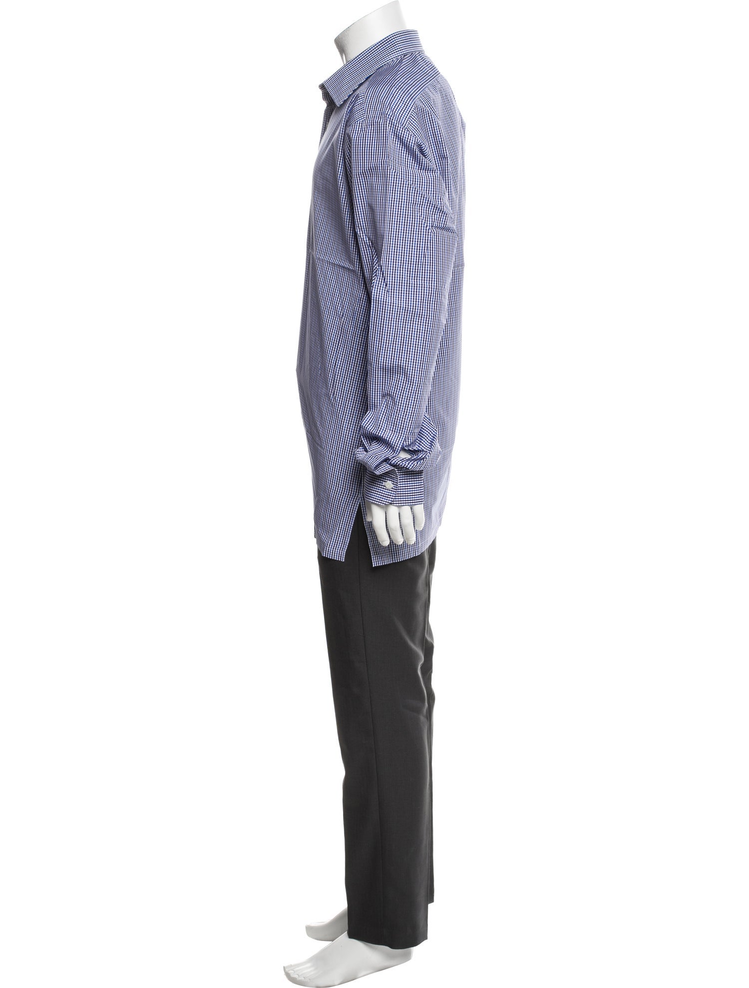 Charvet Plaid Print Long Sleeve Shirt