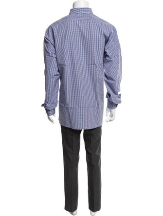 Charvet Plaid Print Long Sleeve Shirt