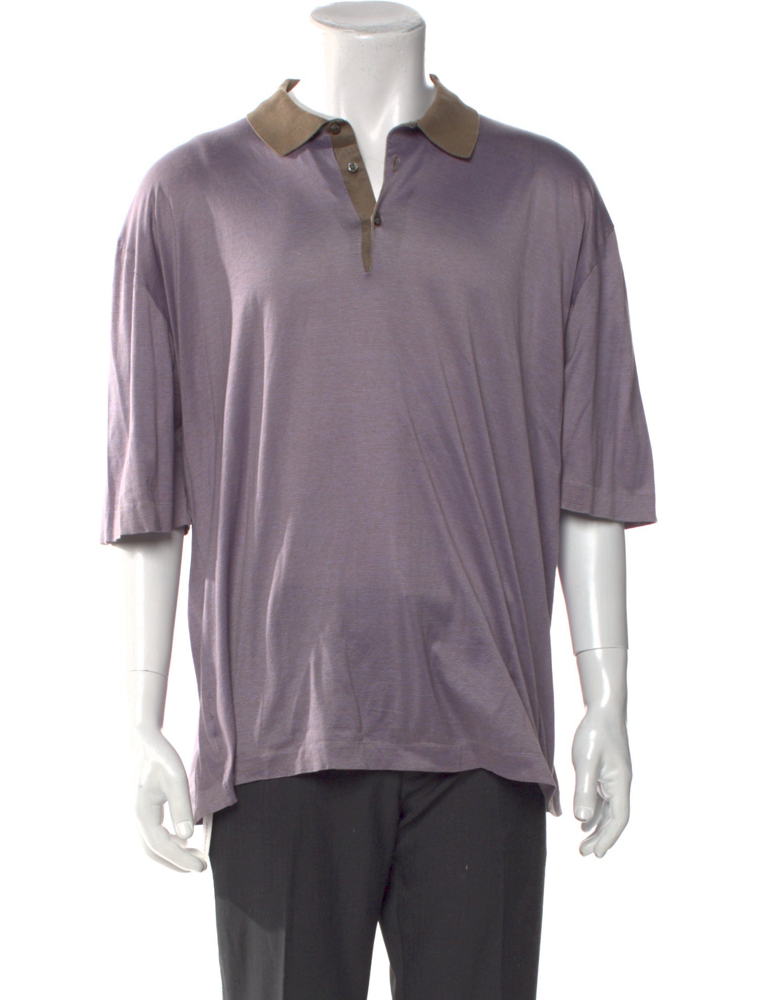 Charvet Collar Short Sleeve Polo Shirt