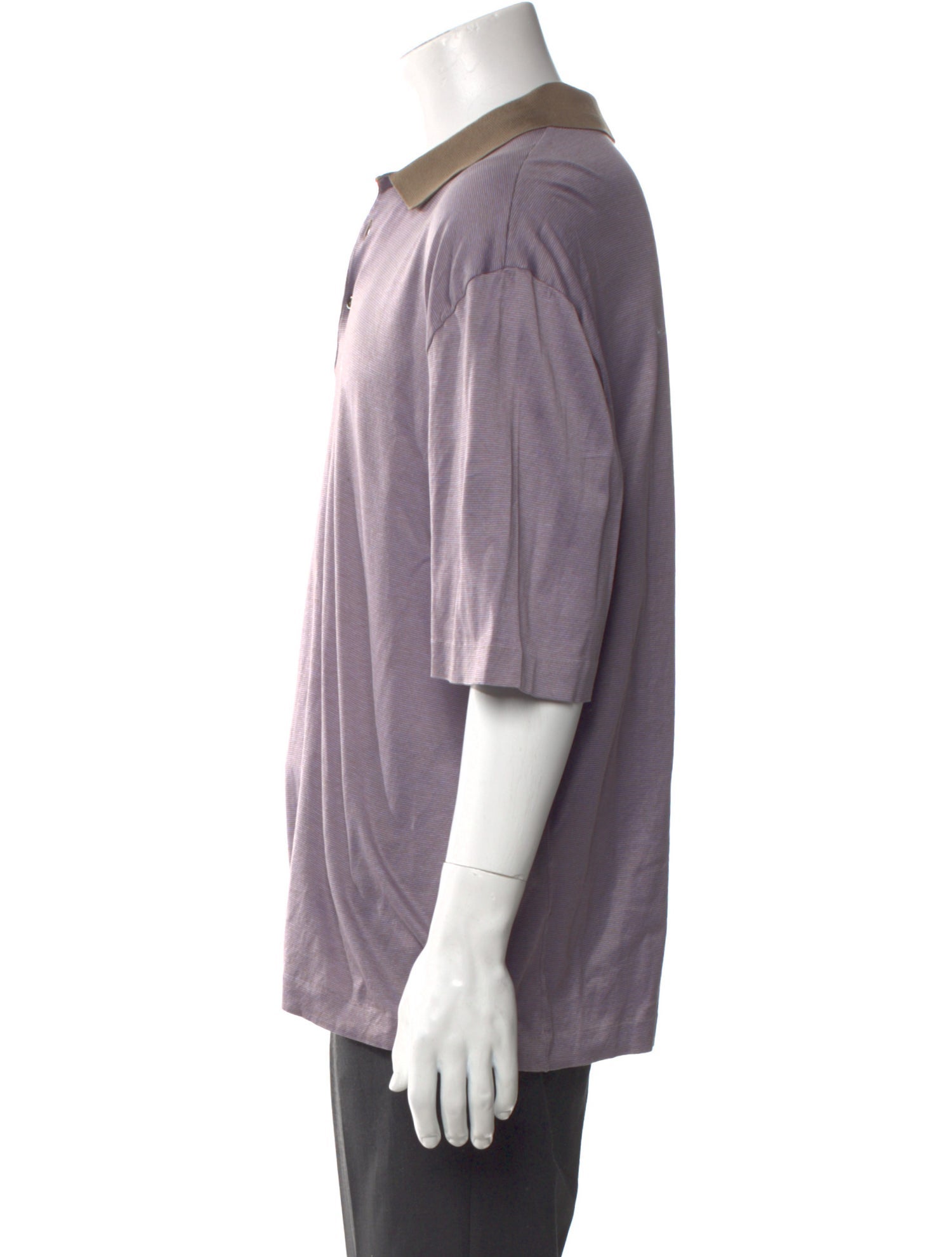 Charvet Collar Short Sleeve Polo Shirt