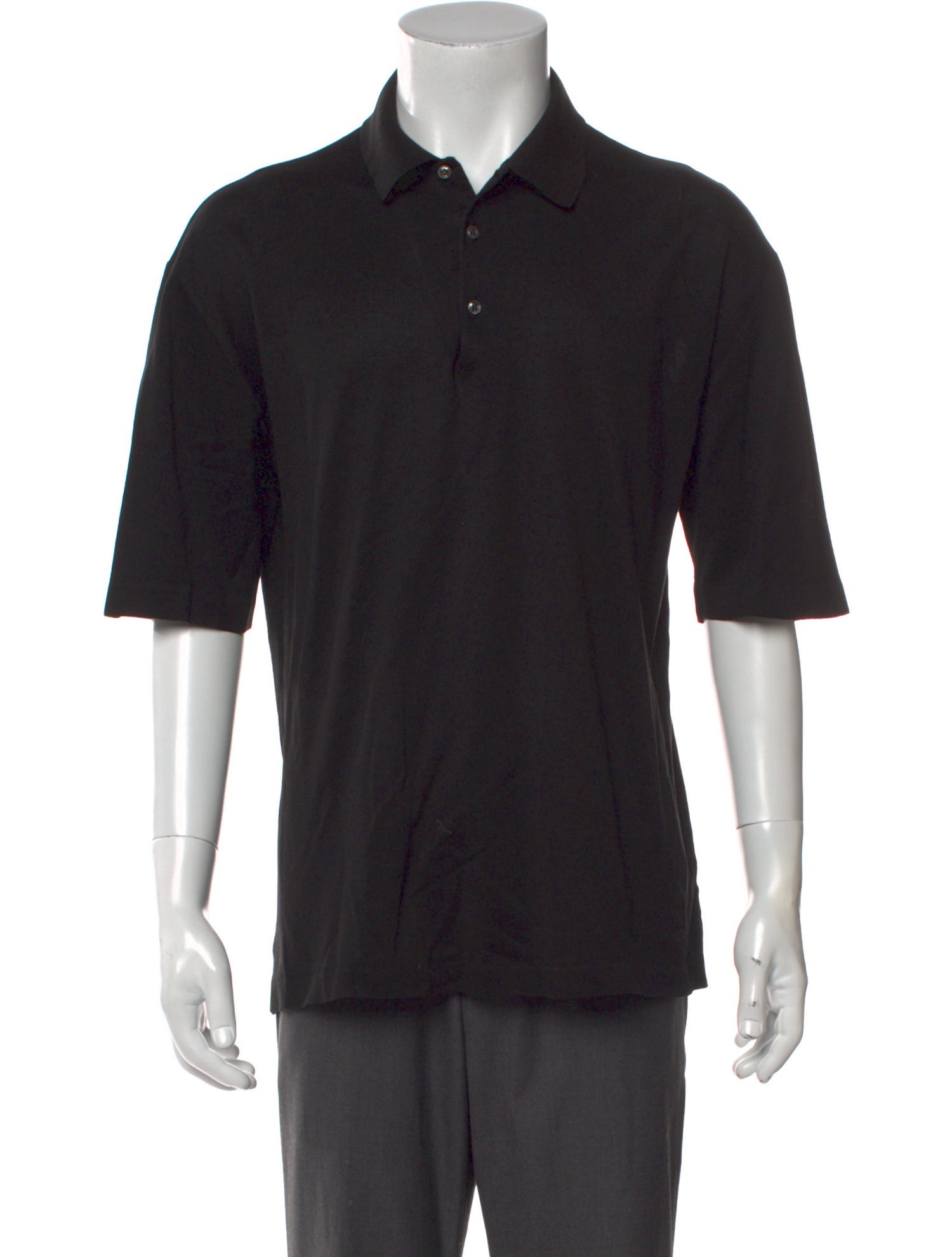 Charvet Collar Short Sleeve Polo Shirt