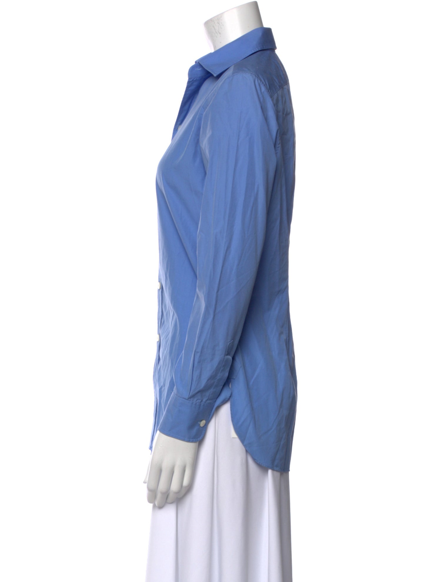 Charvet Long Sleeve Button-Up Top