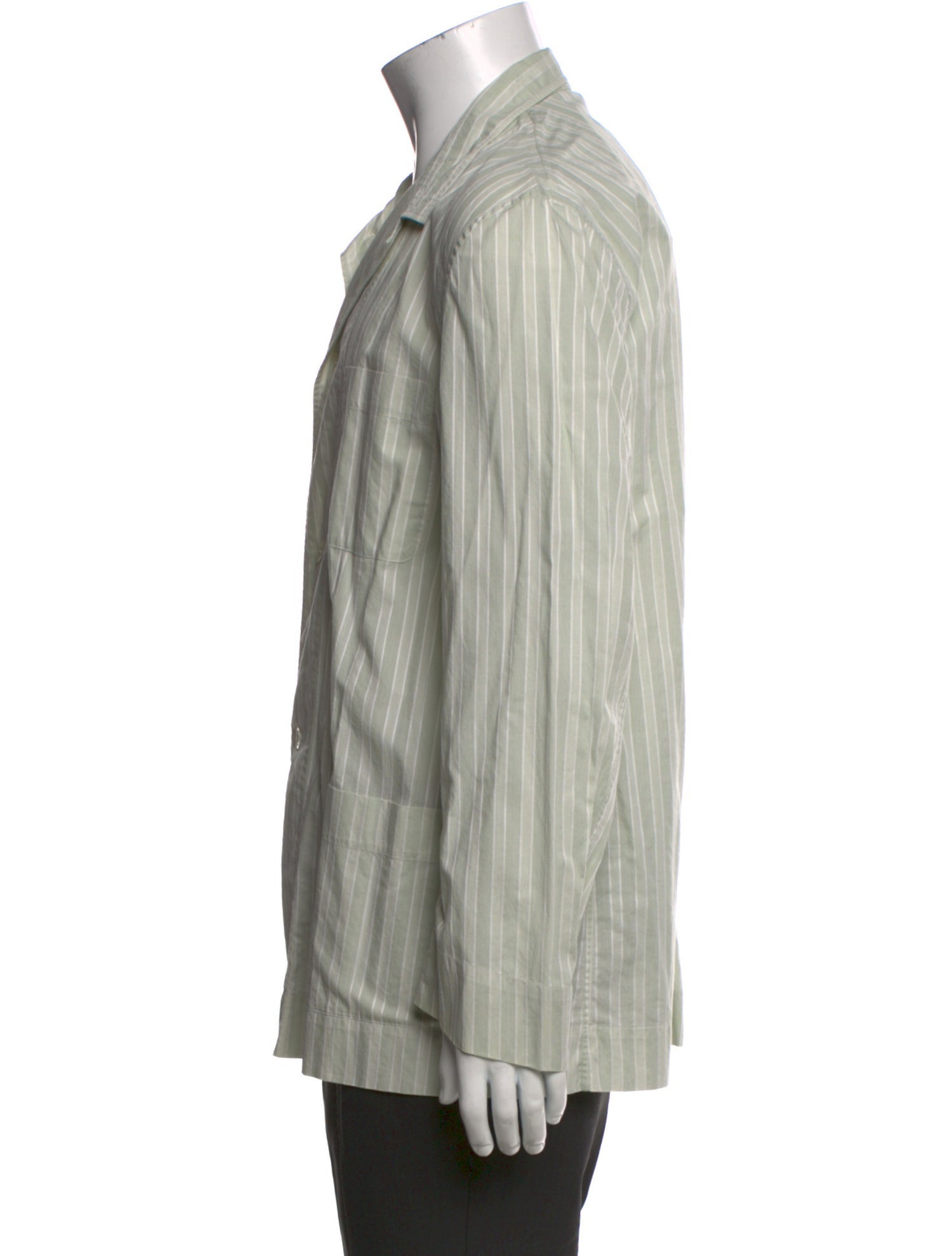 Charvet Striped Long Sleeve Dress Shirt