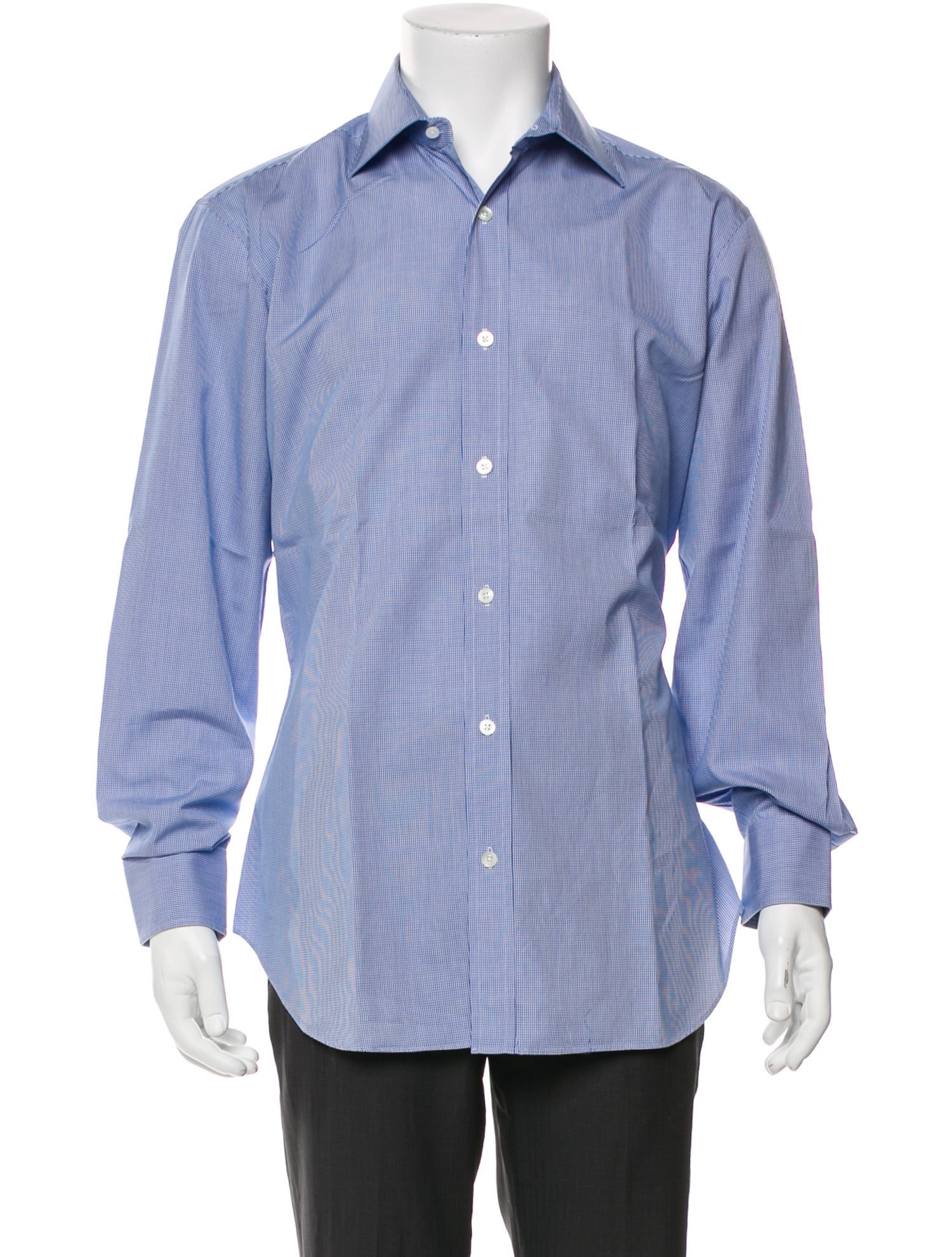 Charvet Plaid Print Long Sleeve Shirt