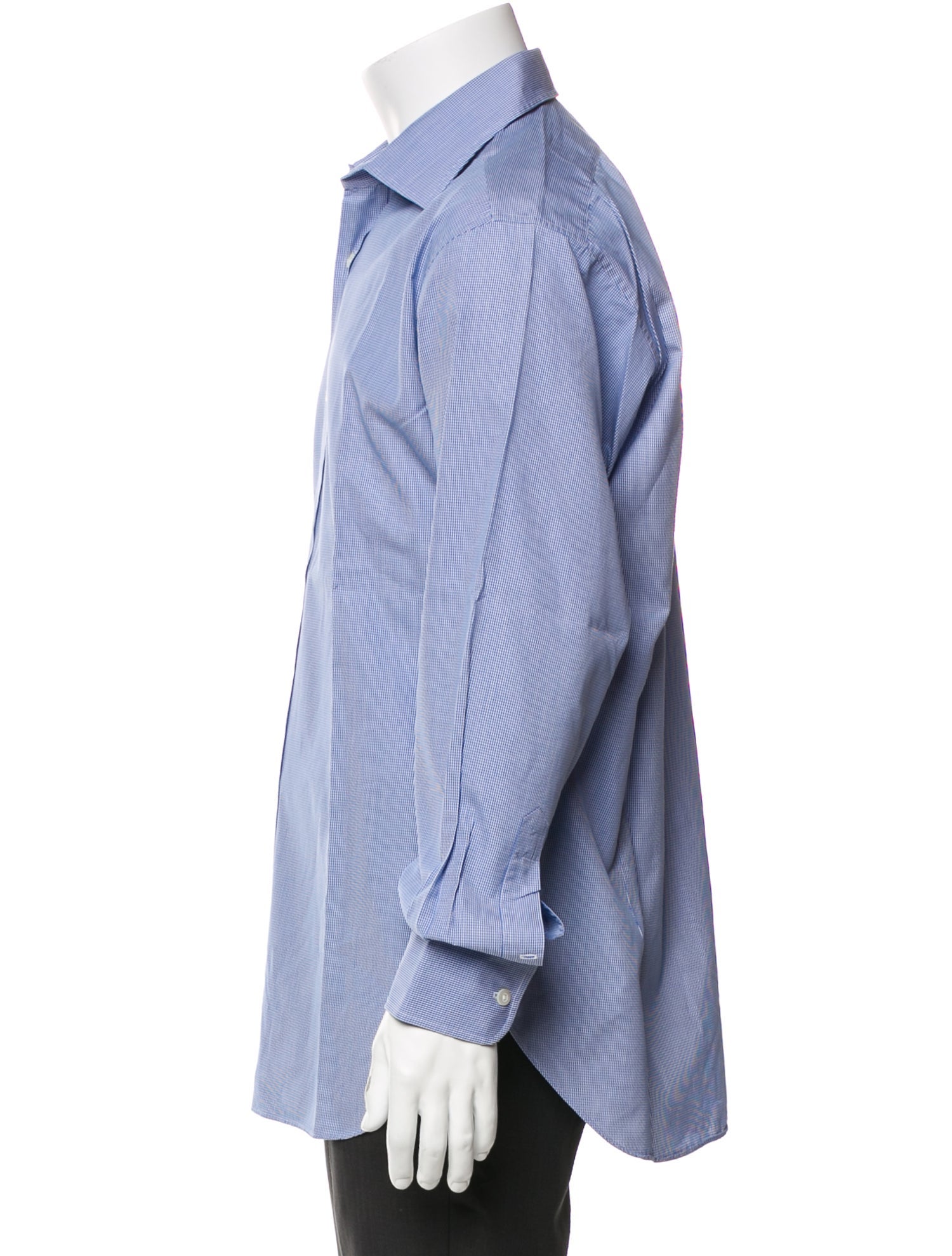 Charvet Plaid Print Long Sleeve Shirt