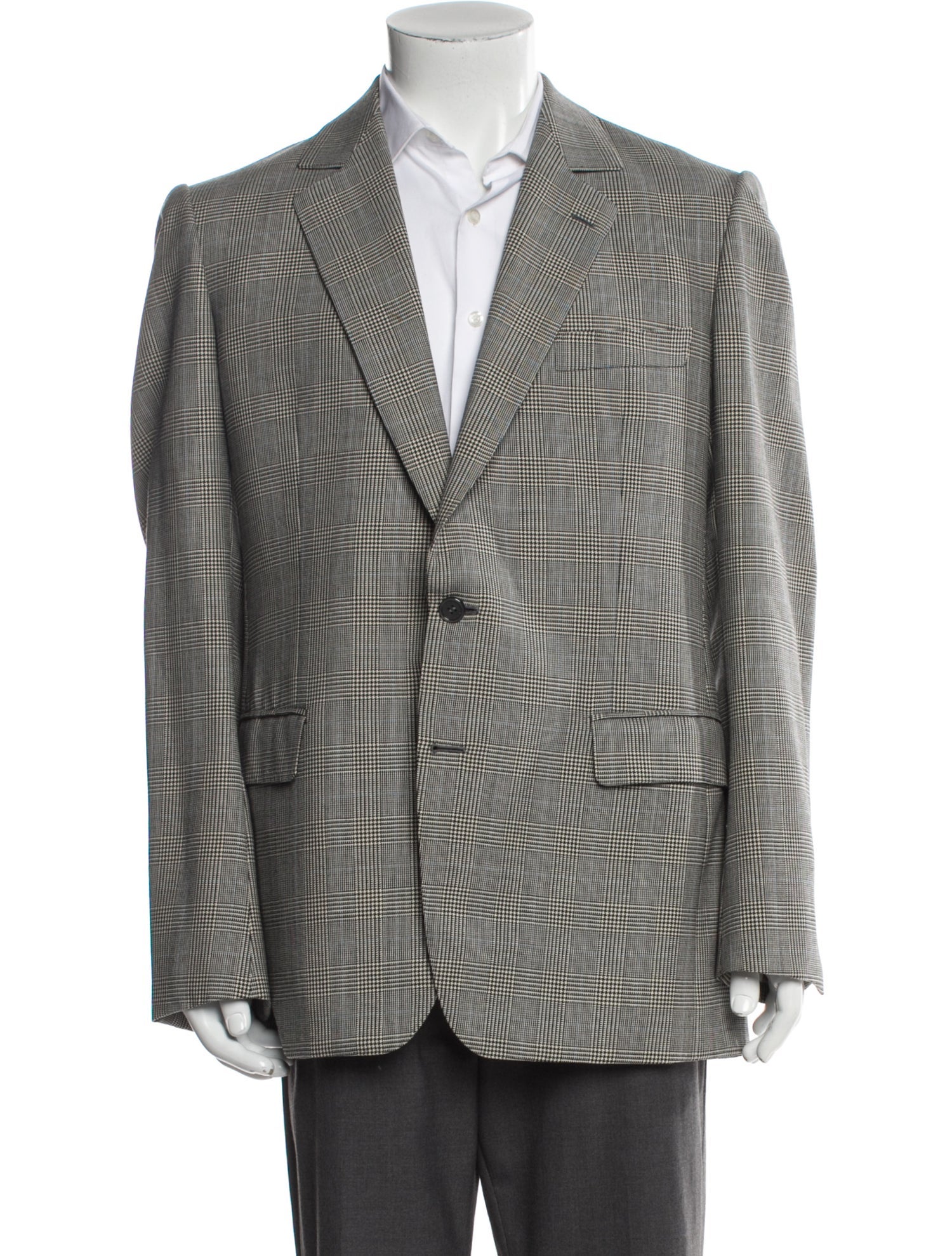 Charvet Bespoke Plaid Print Sport Coat