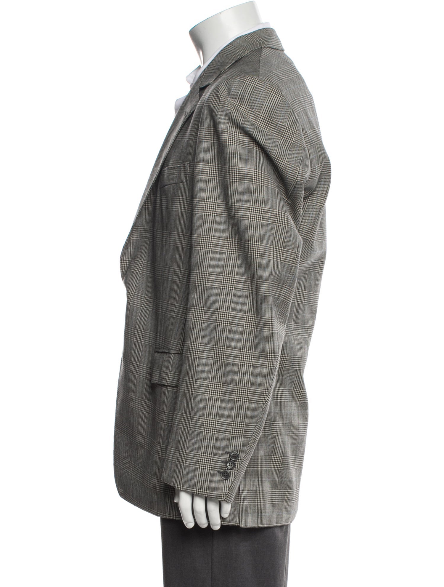 Charvet Bespoke Plaid Print Sport Coat