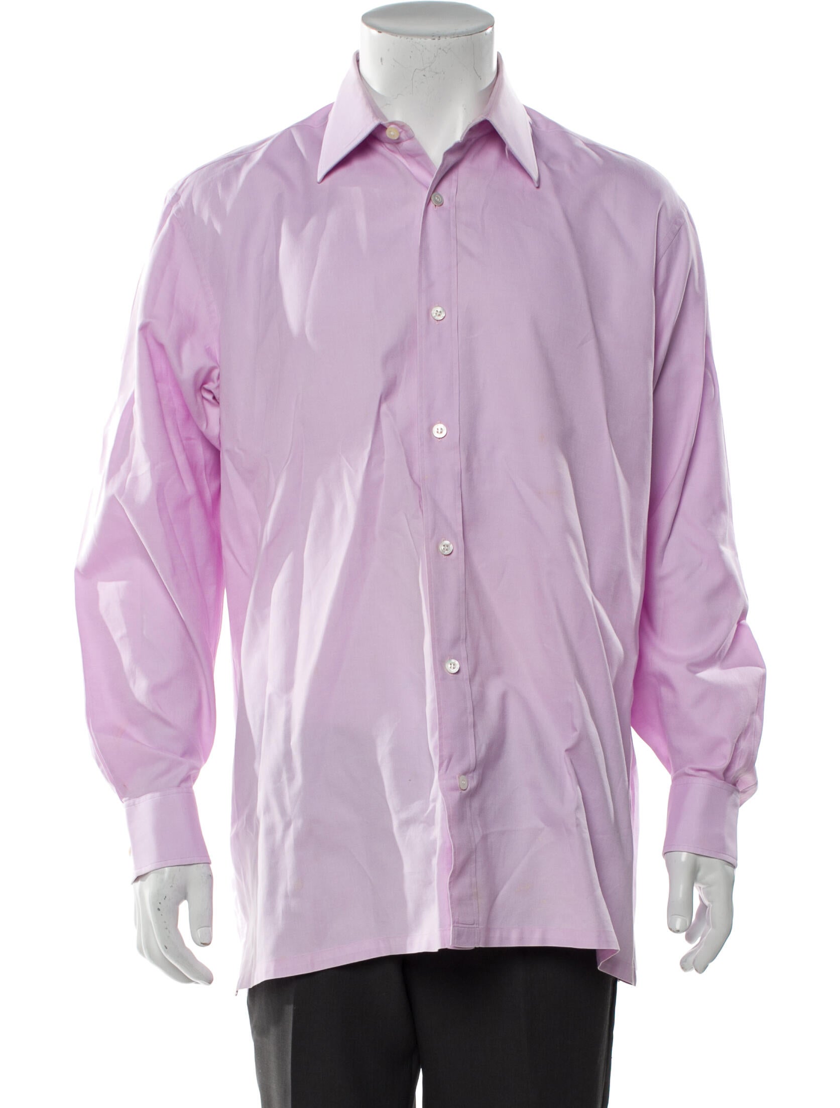Charvet Long Sleeve Dress Shirt - Pink Dress Shirts, Clothing - WCHRV31953  | The RealReal