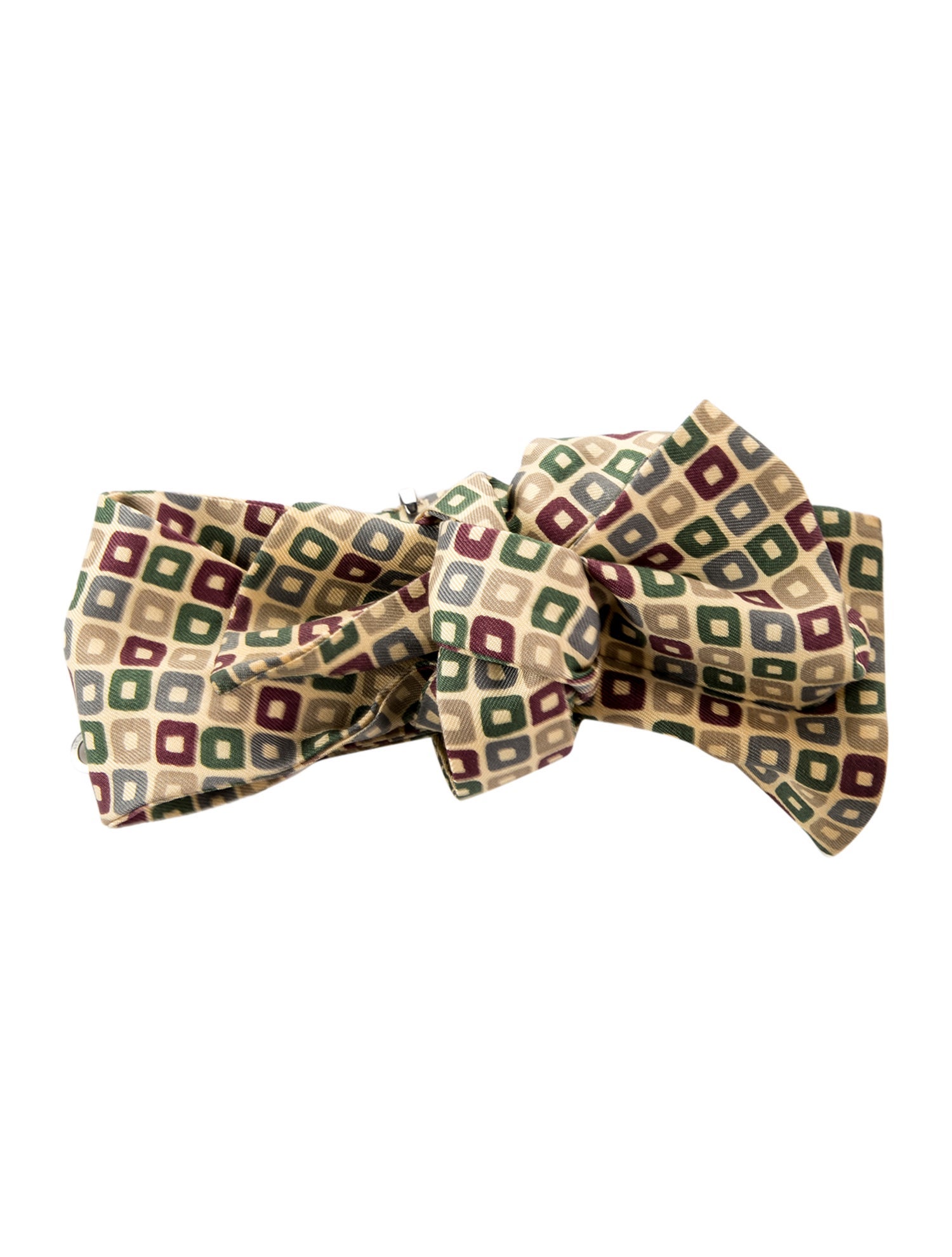 Charvet Silk Printed Bowtie
