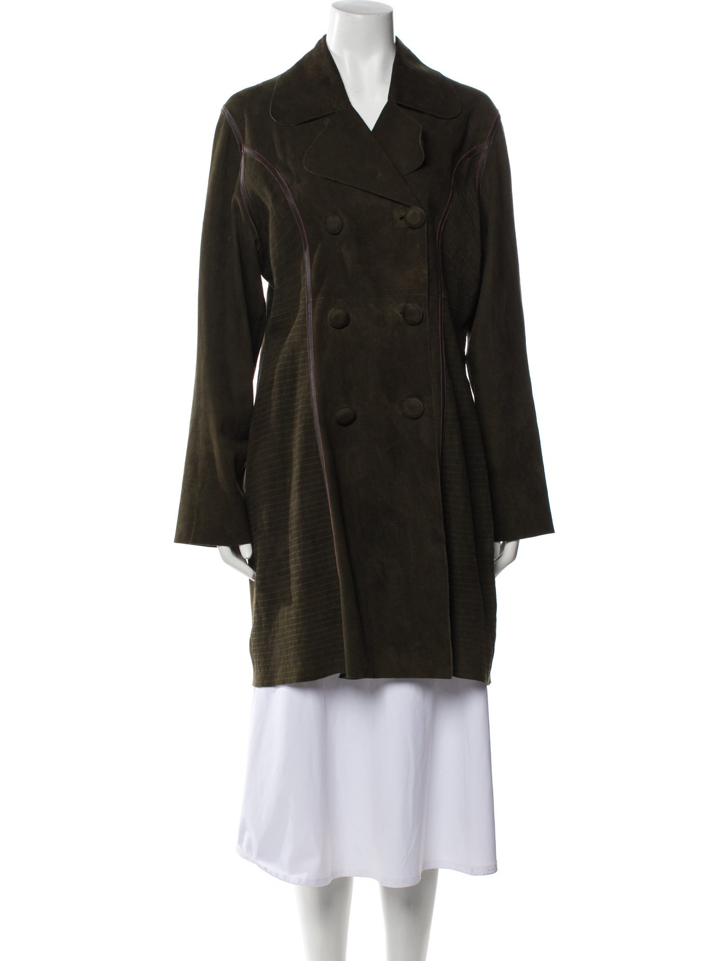 Chester Suede Trench Coat