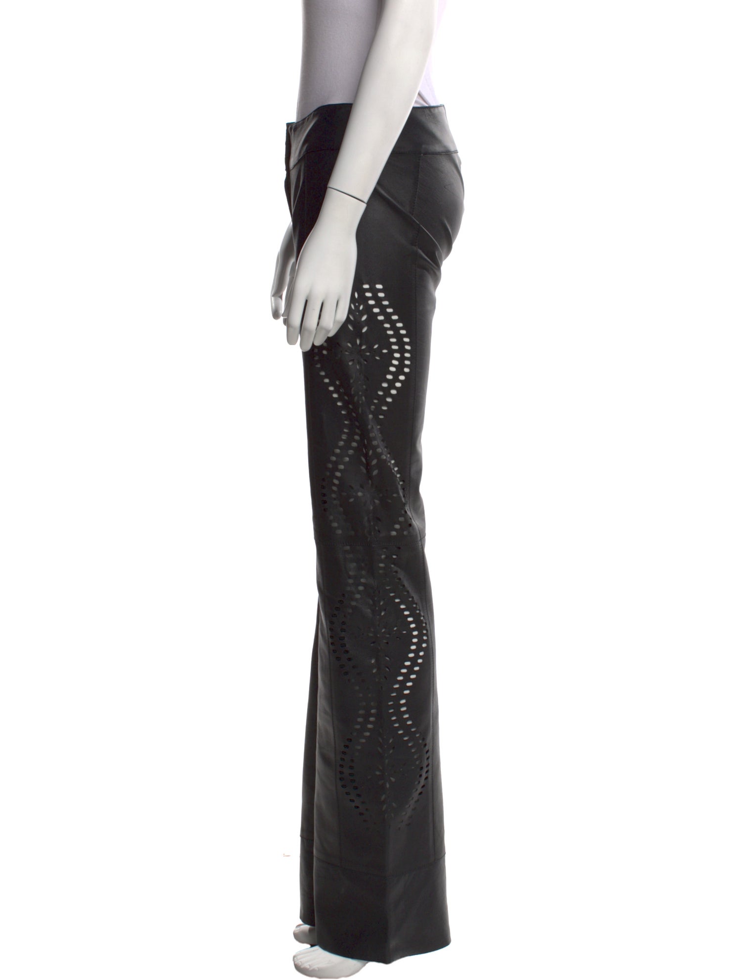 Chester Leather Wide Leg Pants