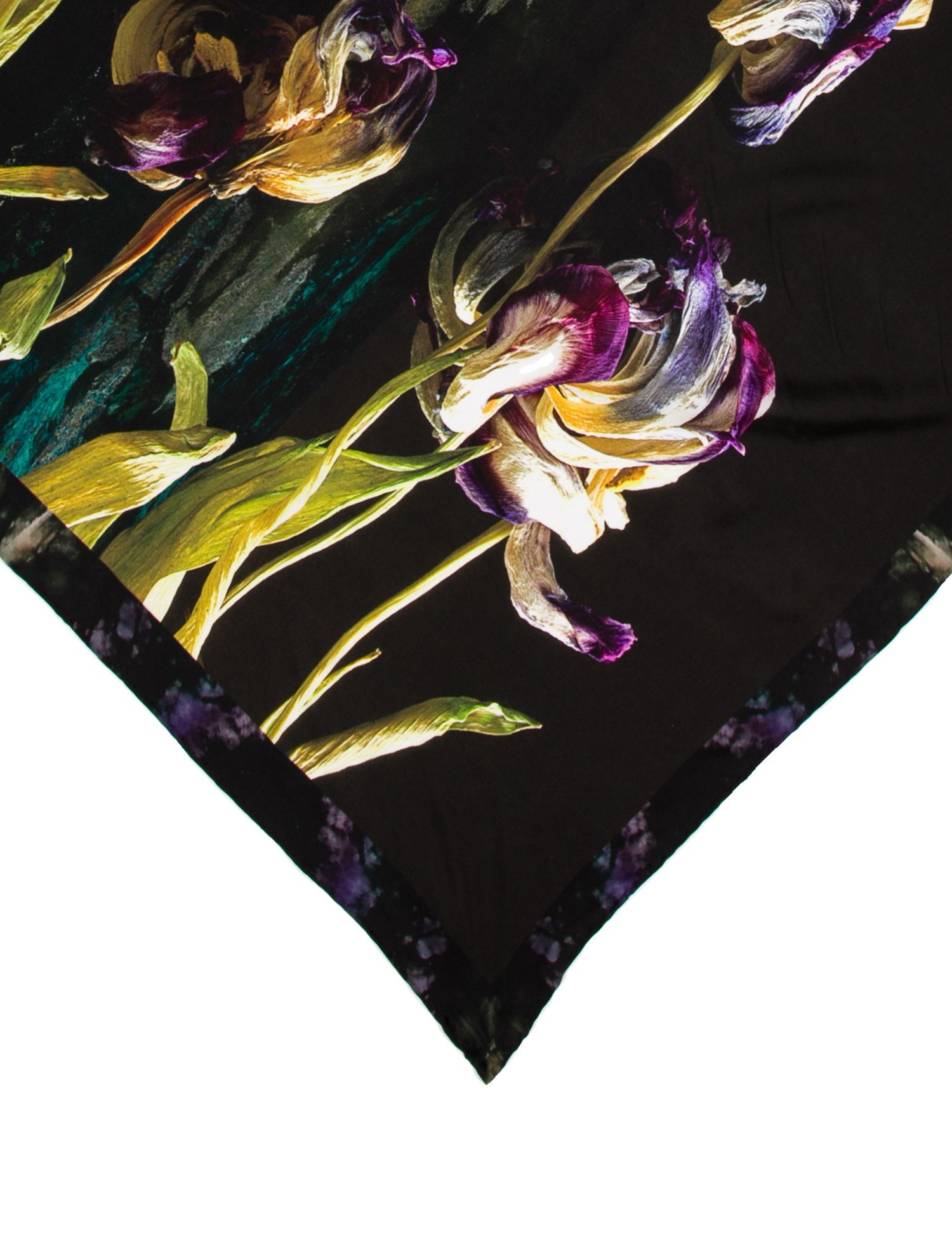 Charles & Patricia Lester Silk Vintage Scarf