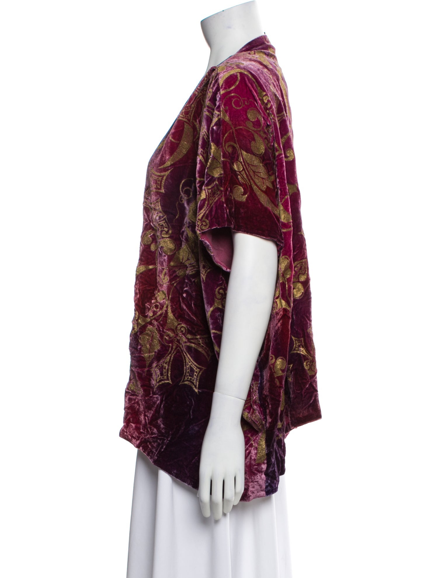 Charles & Patricia Lester Vintage Printed Evening Jacket