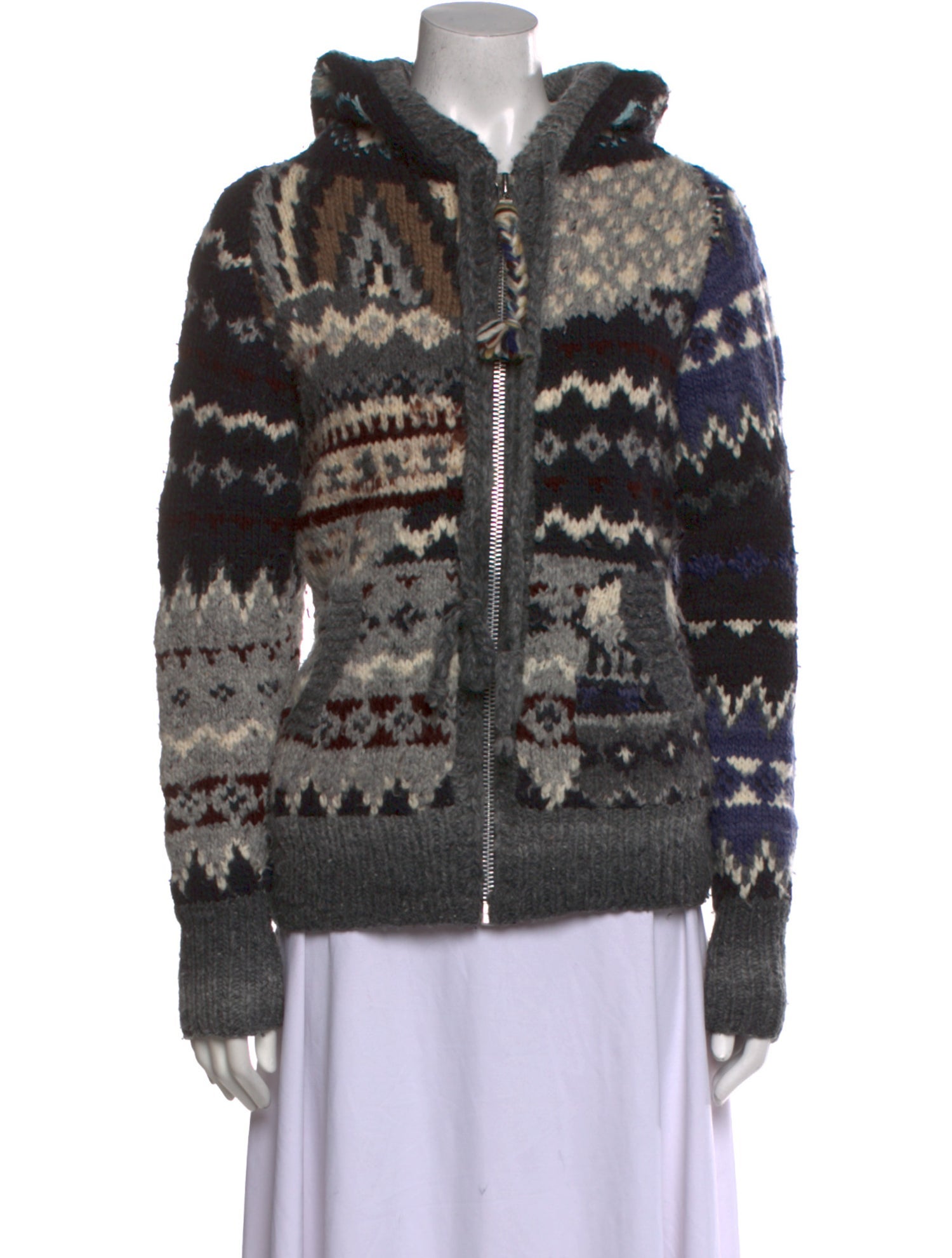 Chamula Merino Wool Printed Sweater