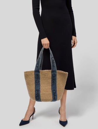 Chloe x Mifuko Raffia Bucket Bag