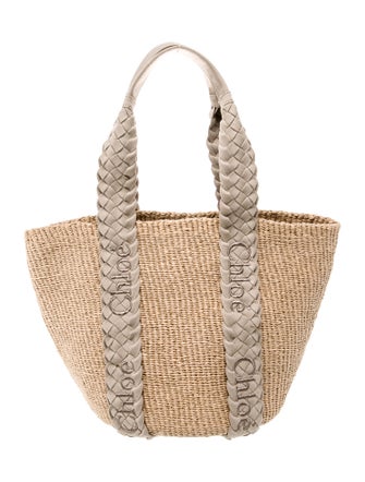 Chloe x Mifuko Raffia Shoulder Bag
