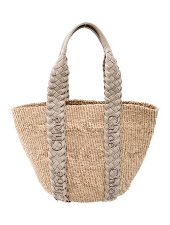 Chloe x Mifuko Raffia Shoulder Bag