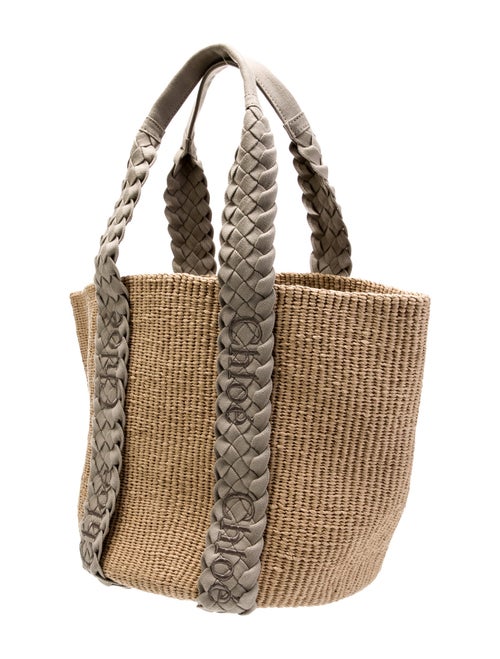 Chloe x Mifuko Raffia Bucket Bag