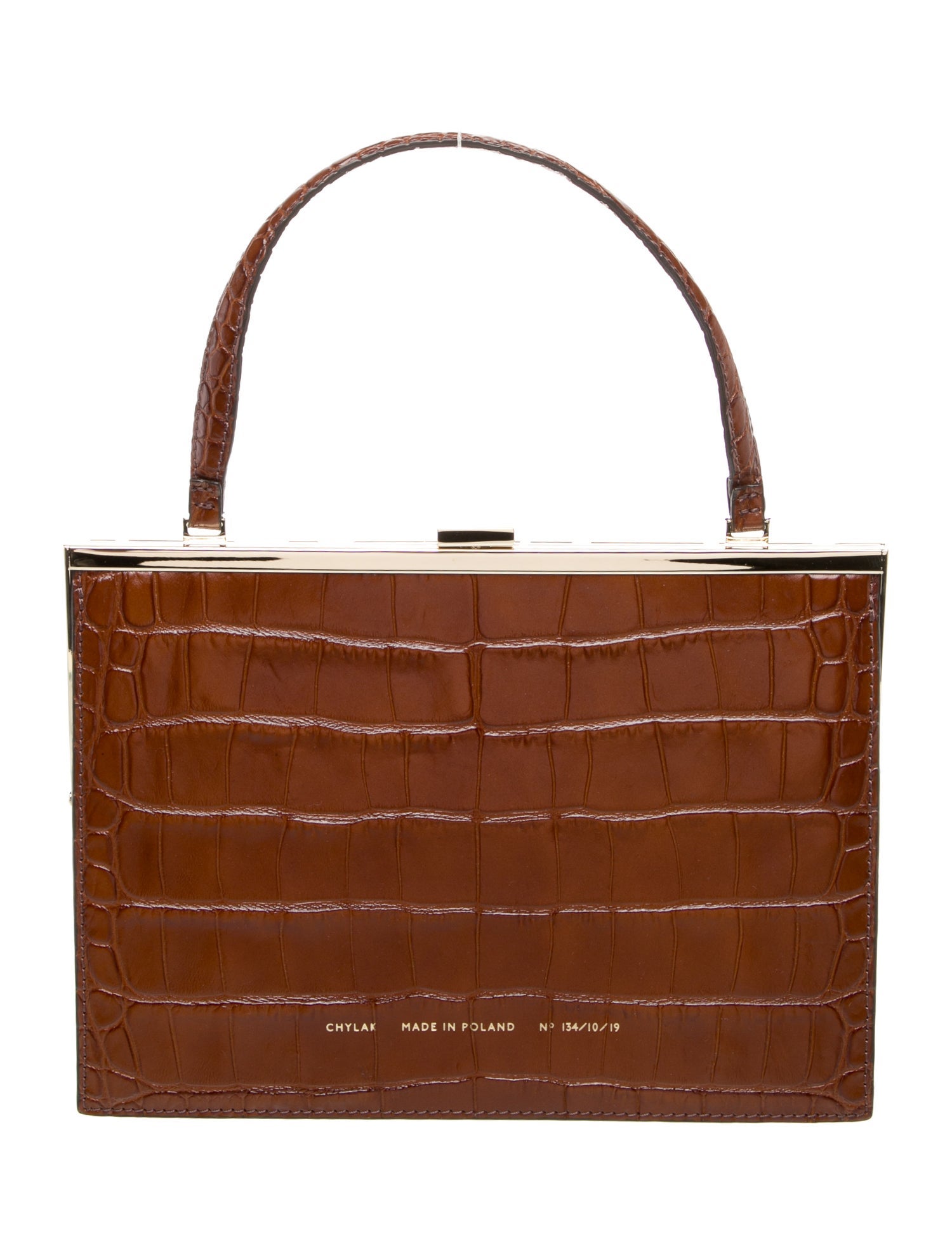 Chylak Leather Top Handle Bag