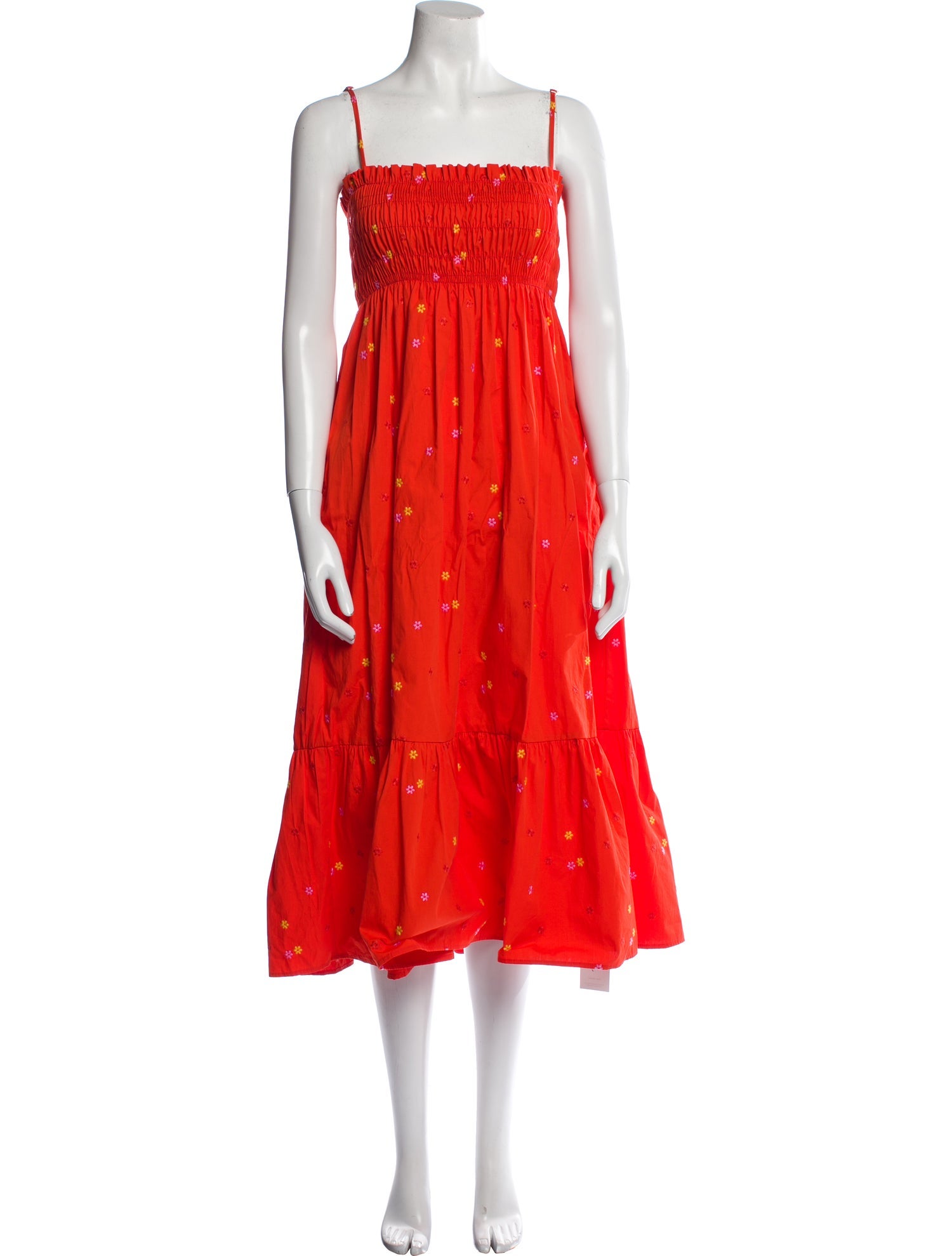 Ciao Lucia Square Neckline Midi Length Dress