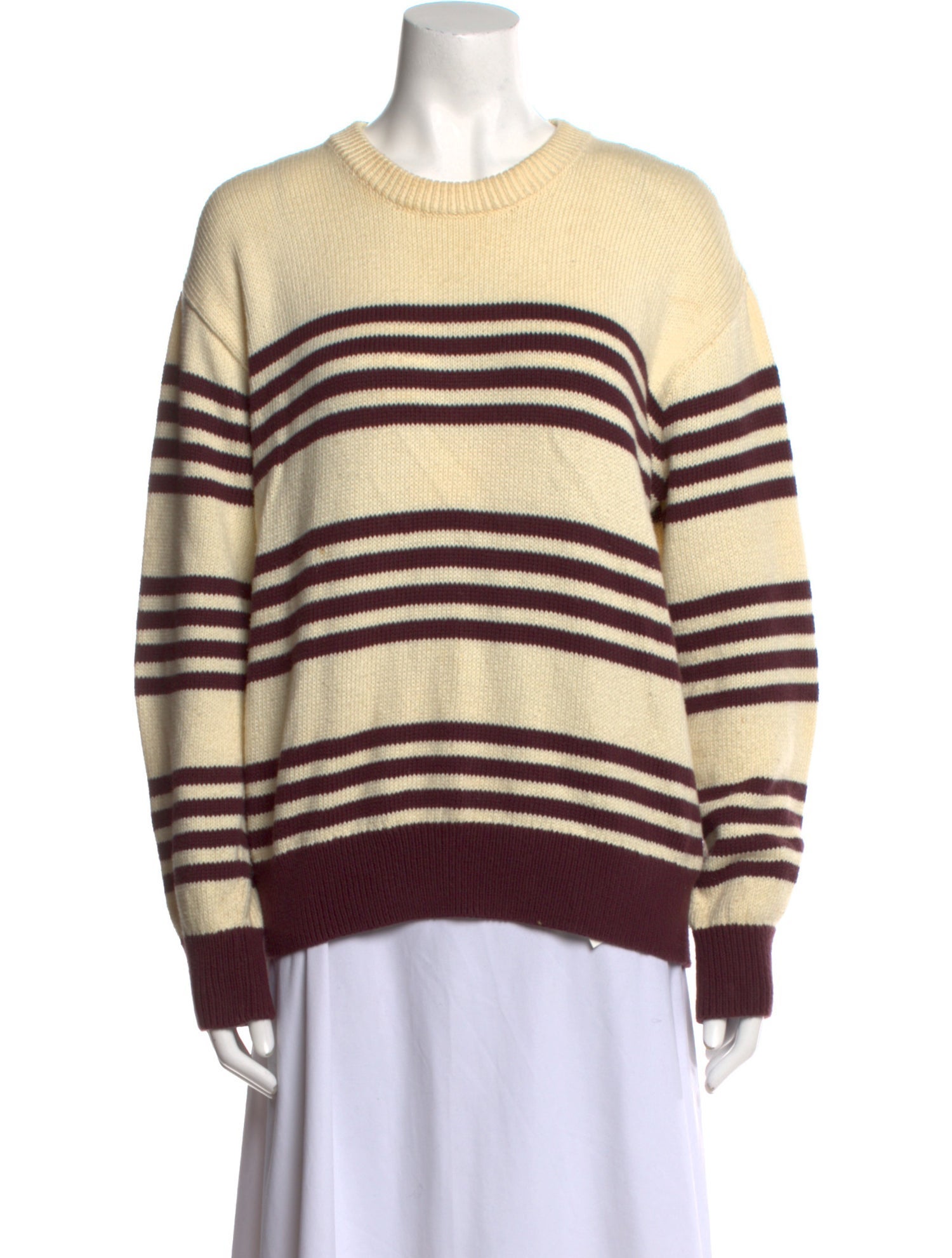 Ciao Lucia Striped Crew Neck Sweater