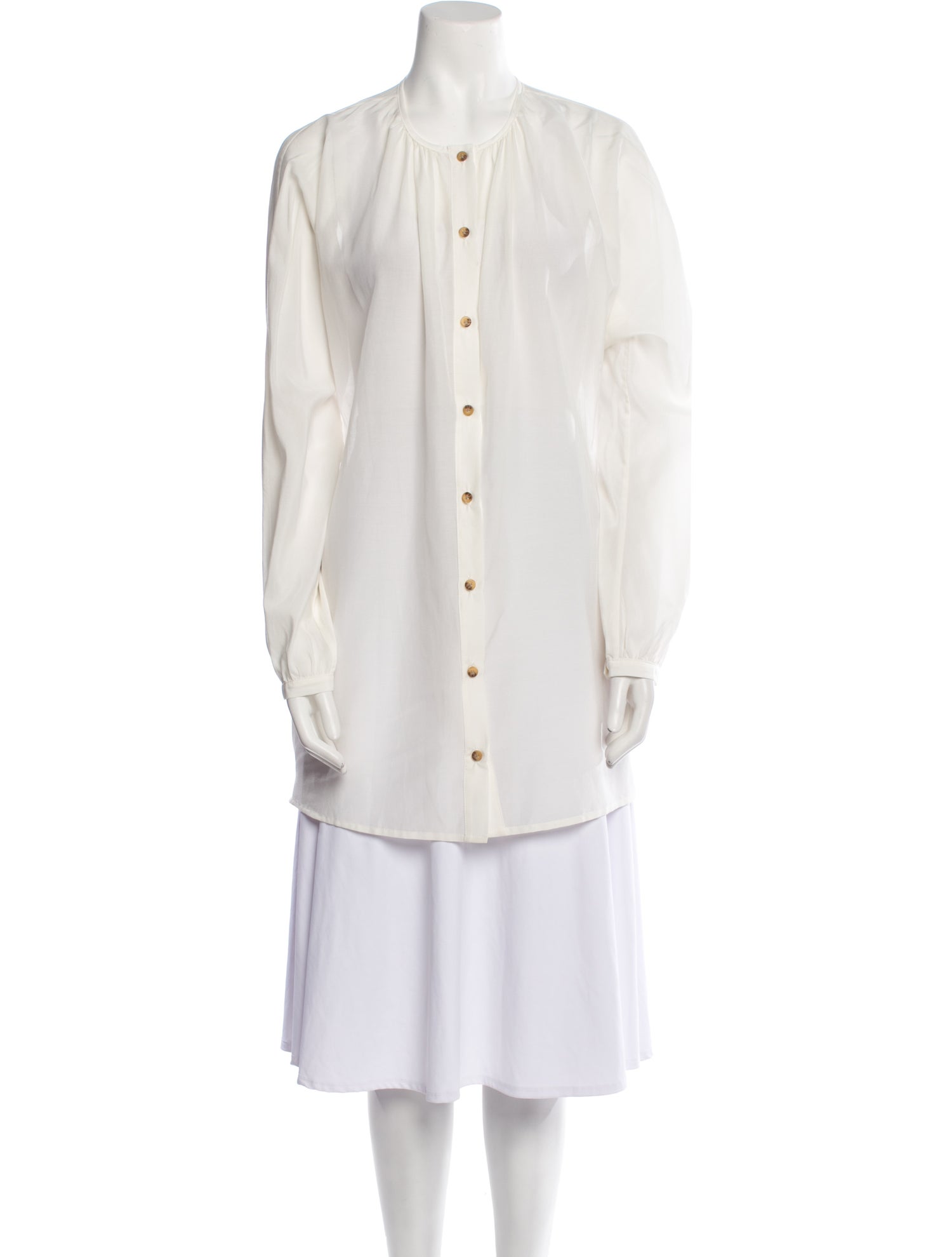 Ciao Lucia Silk Mock Neck Tunic