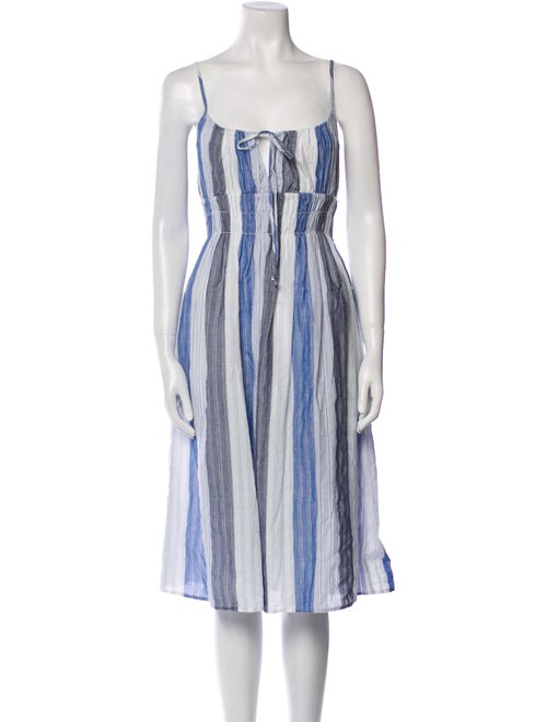 Ciao Lucia Striped Midi Length Dress
