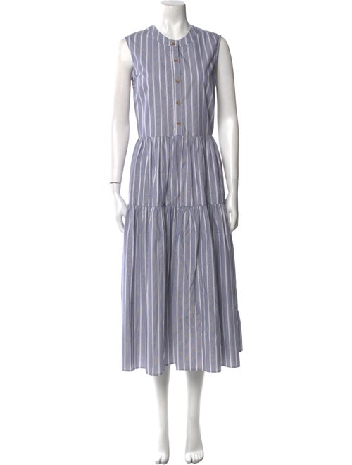 Ciao Lucia Striped Midi Length Dress