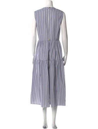 Ciao Lucia Striped Midi Length Dress