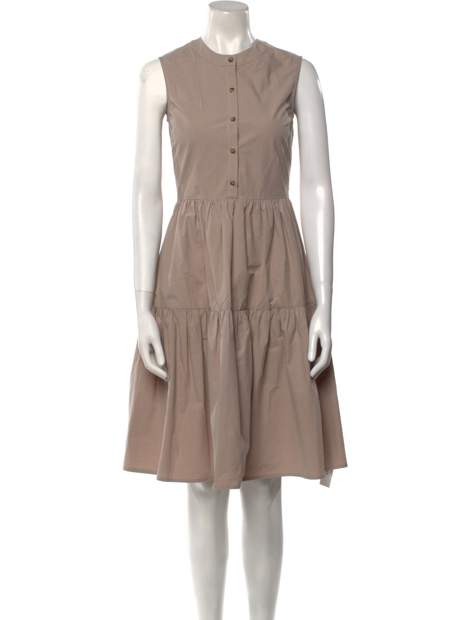 Ciao Lucia Crew Neck Knee-Length Dress