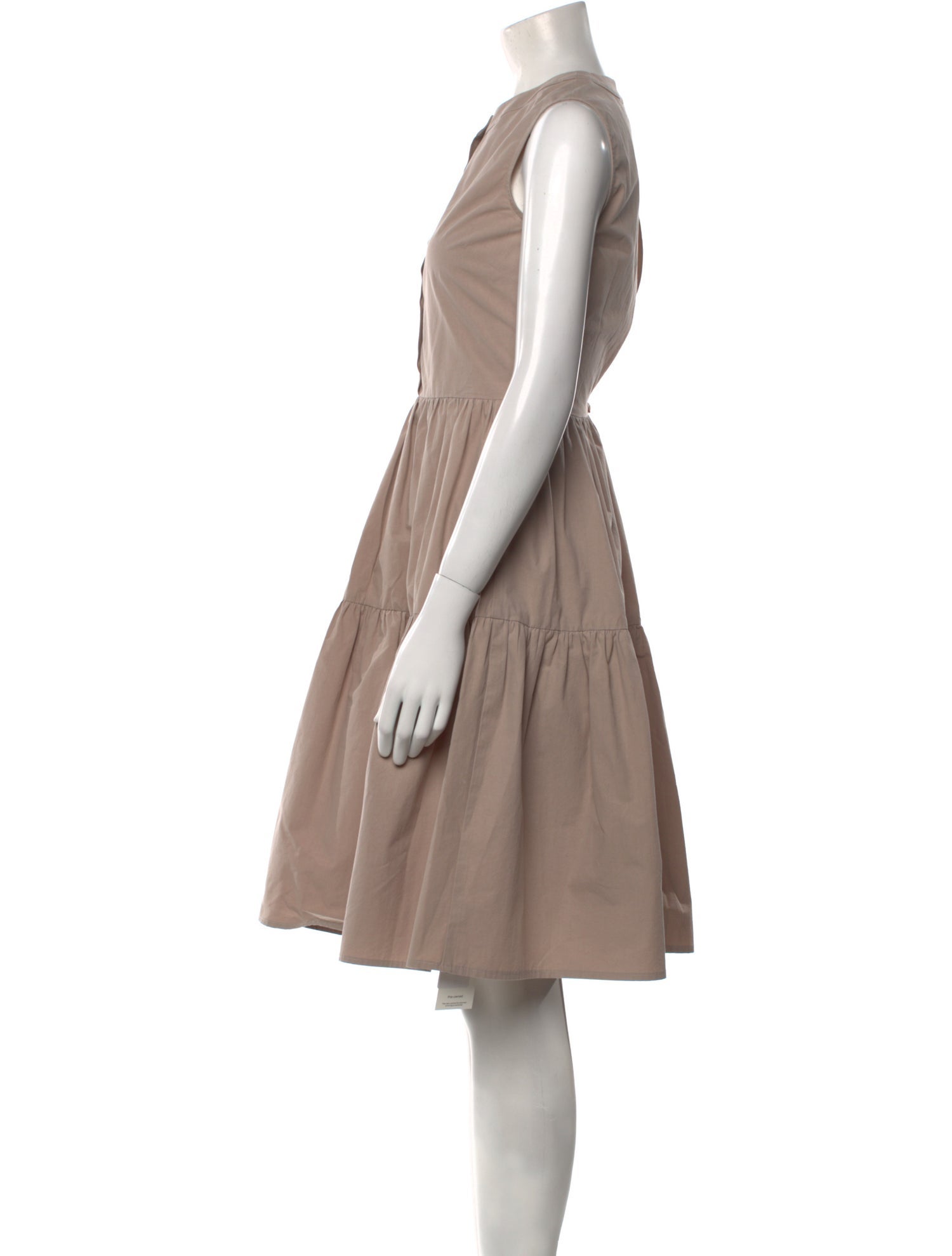 Ciao Lucia Crew Neck Knee-Length Dress