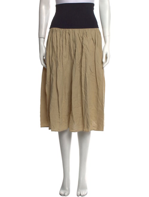 Ciao Lucia Linen Midi Length Skirt