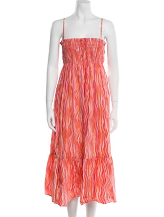 Ciao Lucia Printed Midi Length Dress