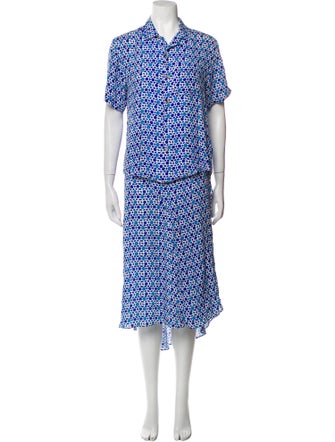 Ciao Lucia Silk Printed Skirt Set