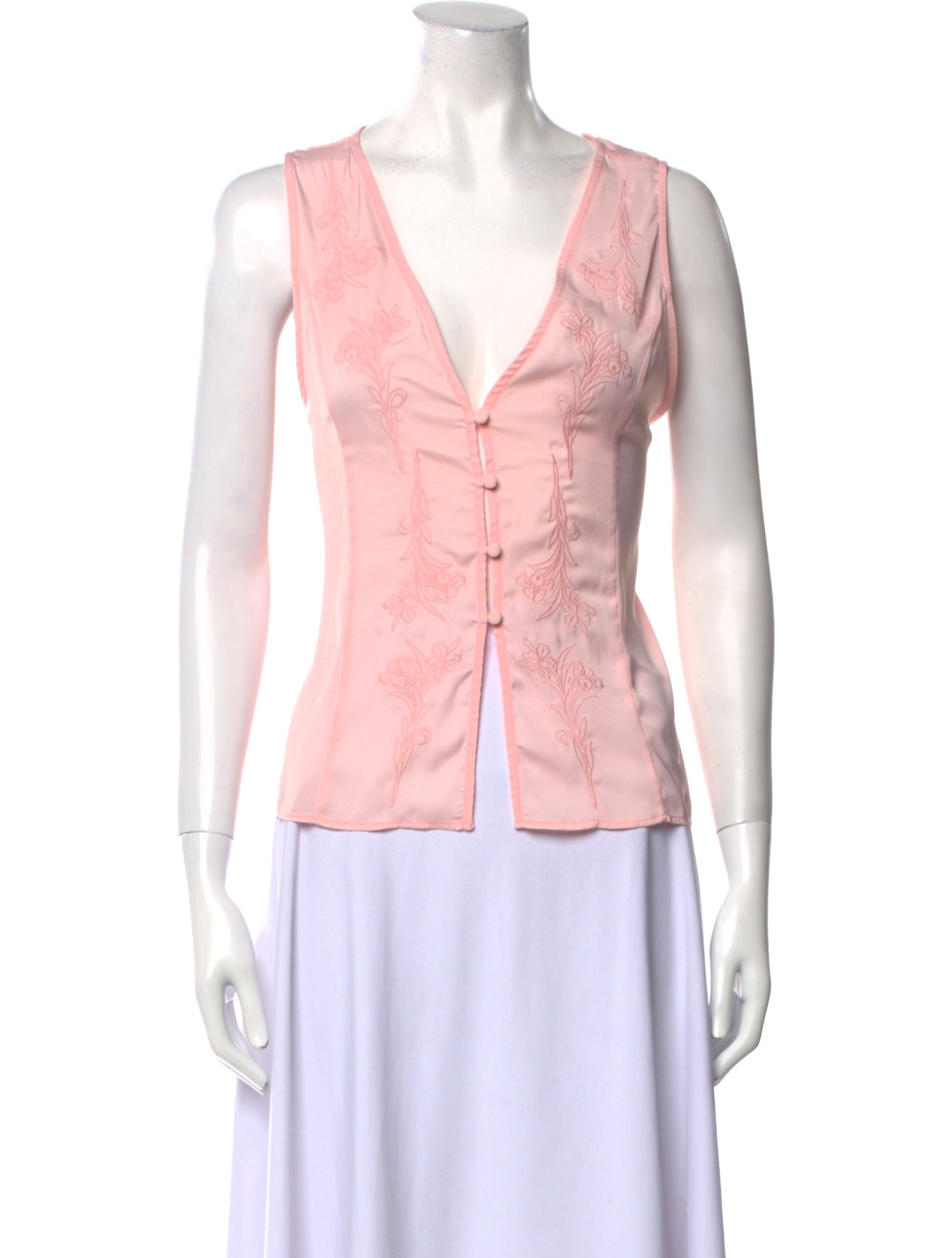 Ciao Lucia V-Neck Sleeveless Top