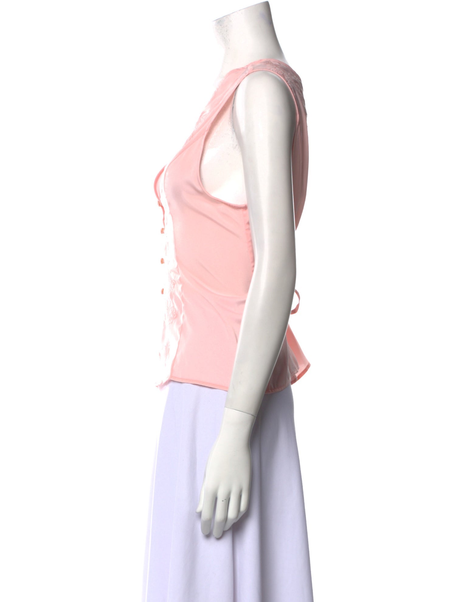 Ciao Lucia V-Neck Sleeveless Top