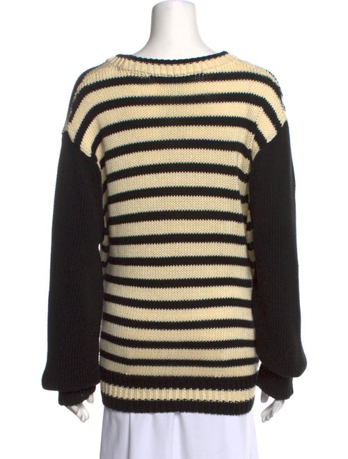 Ciao Lucia Striped Bateau Neckline Sweater