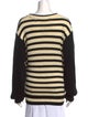Ciao Lucia Striped Bateau Neckline Sweater