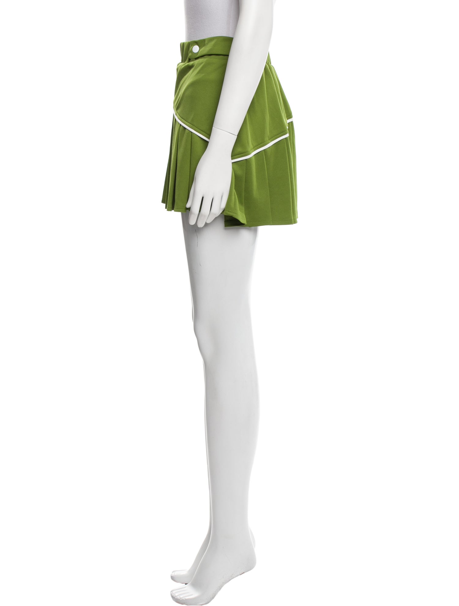 Ciao Lucia Pleated Accents Mini Skirt