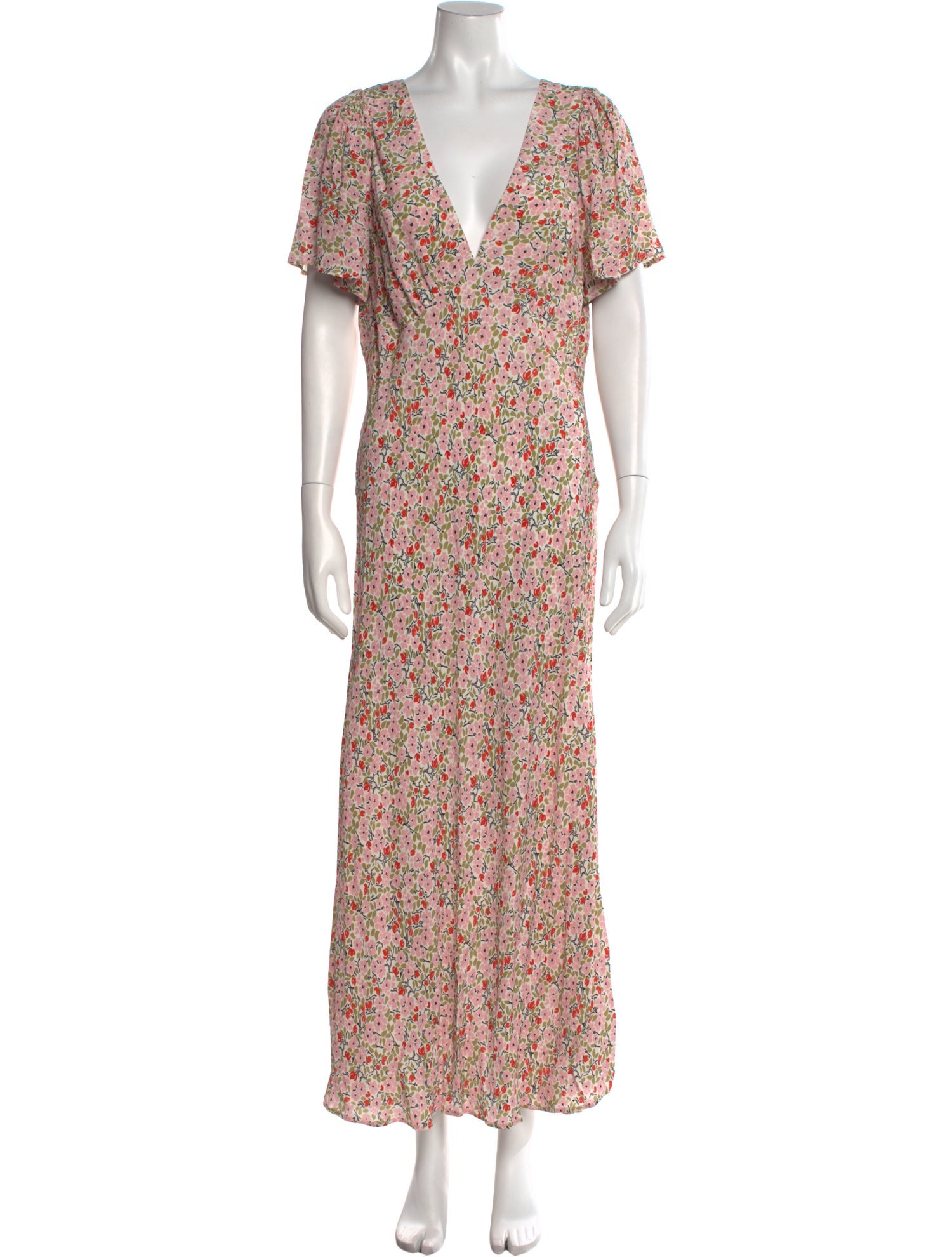 Ciao Lucia Floral Print Long Dress
