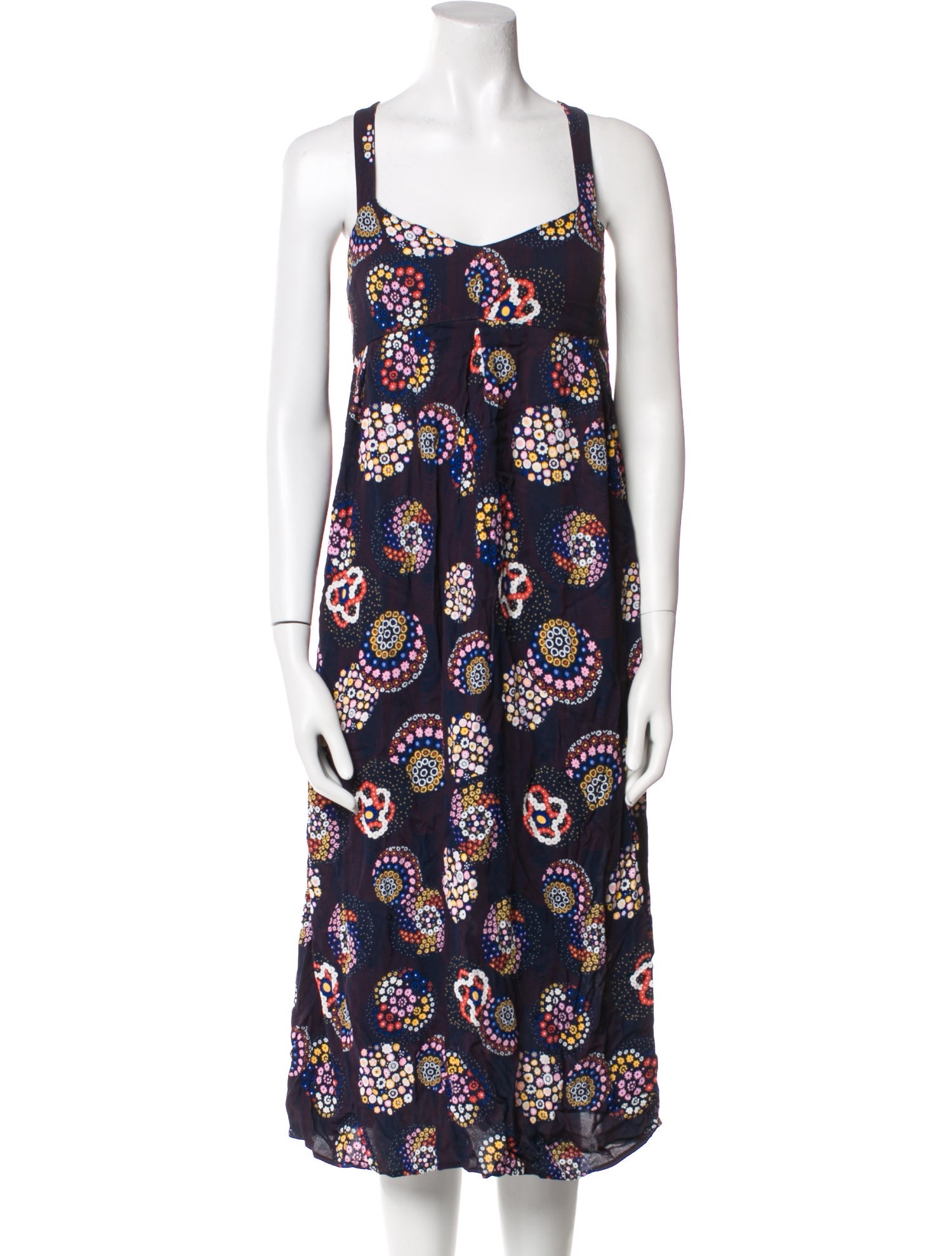 Ciao Lucia Floral Print Midi Length Dress