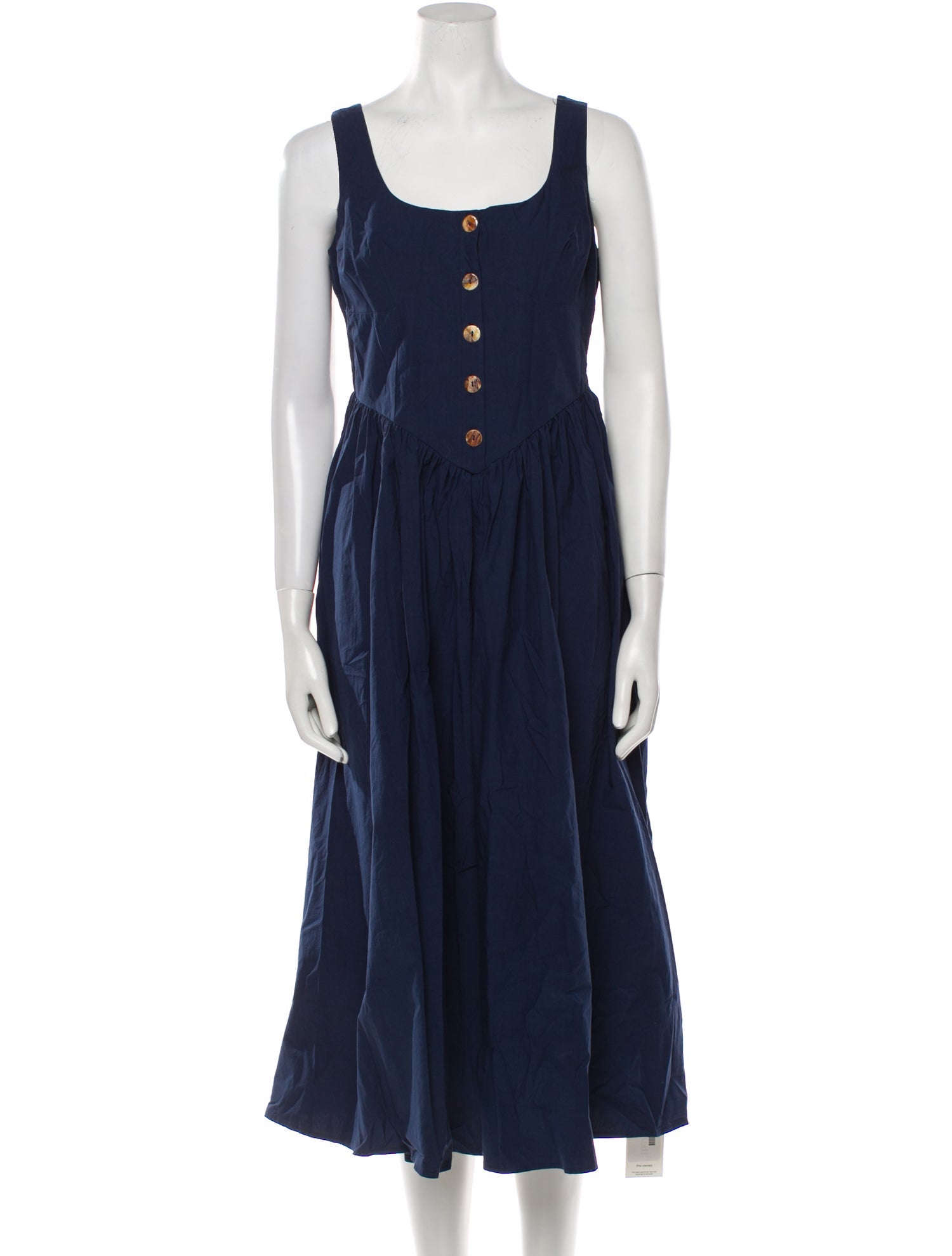 Ciao Lucia Scoop Neck Midi Length Dress