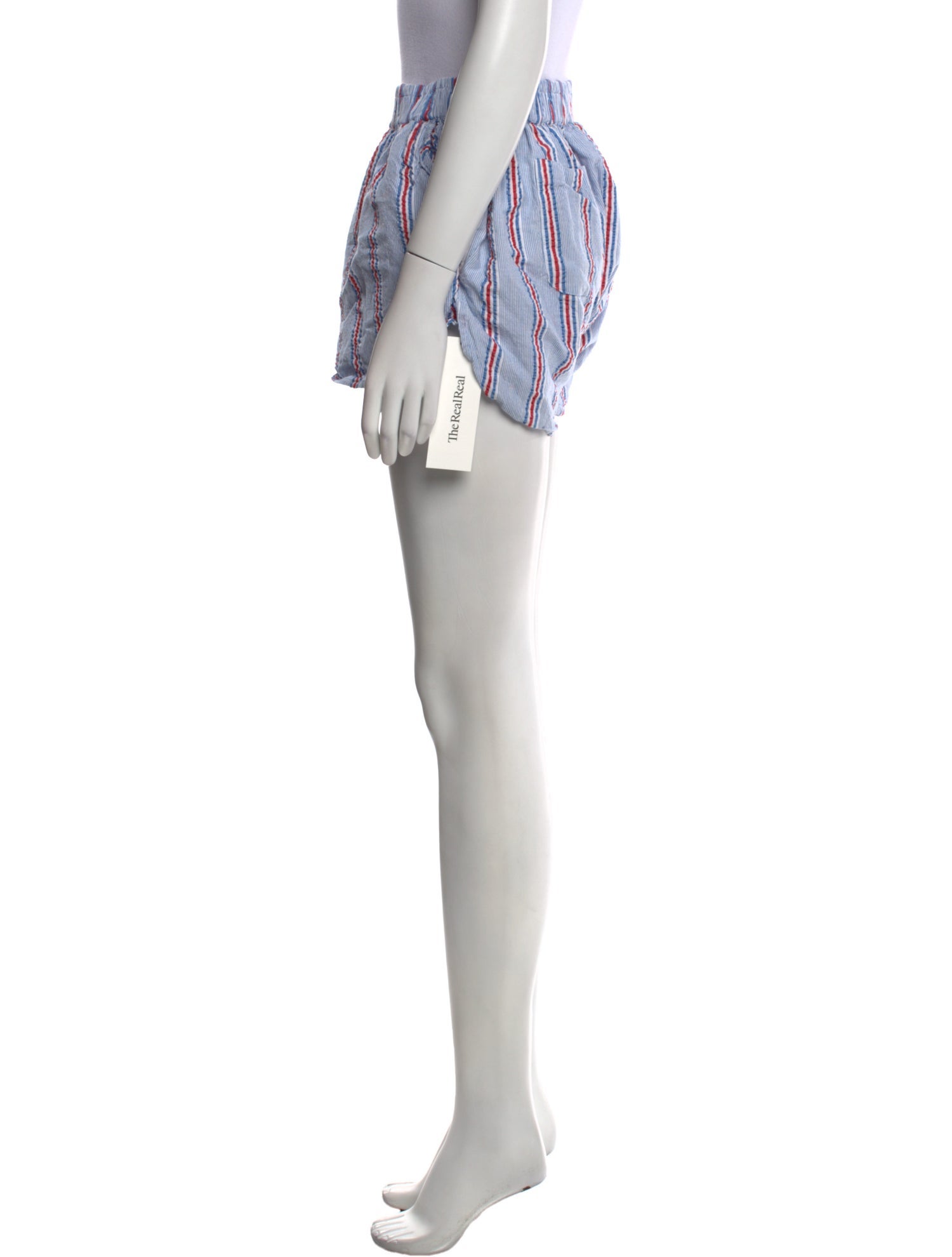 Ciao Lucia Striped Mini Shorts