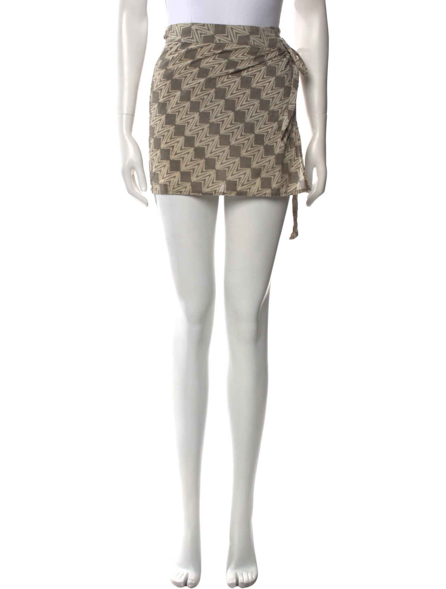 Ciao Lucia Printed Mini Skirt