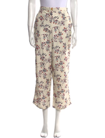 Ciao Lucia Floral Print Wide Leg Pants