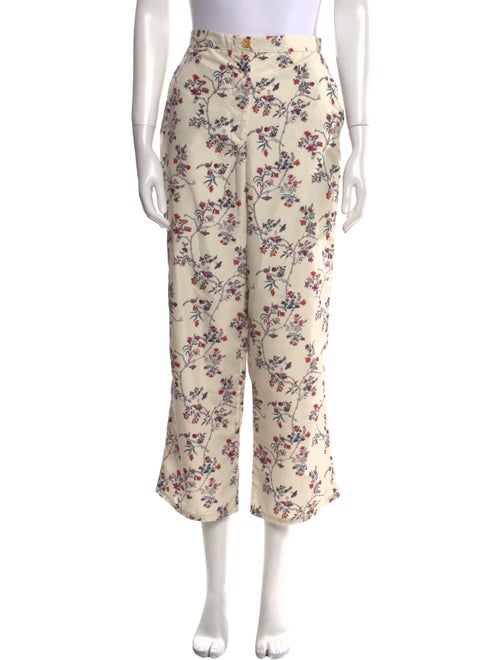 Ciao Lucia Floral Print Wide Leg Pants