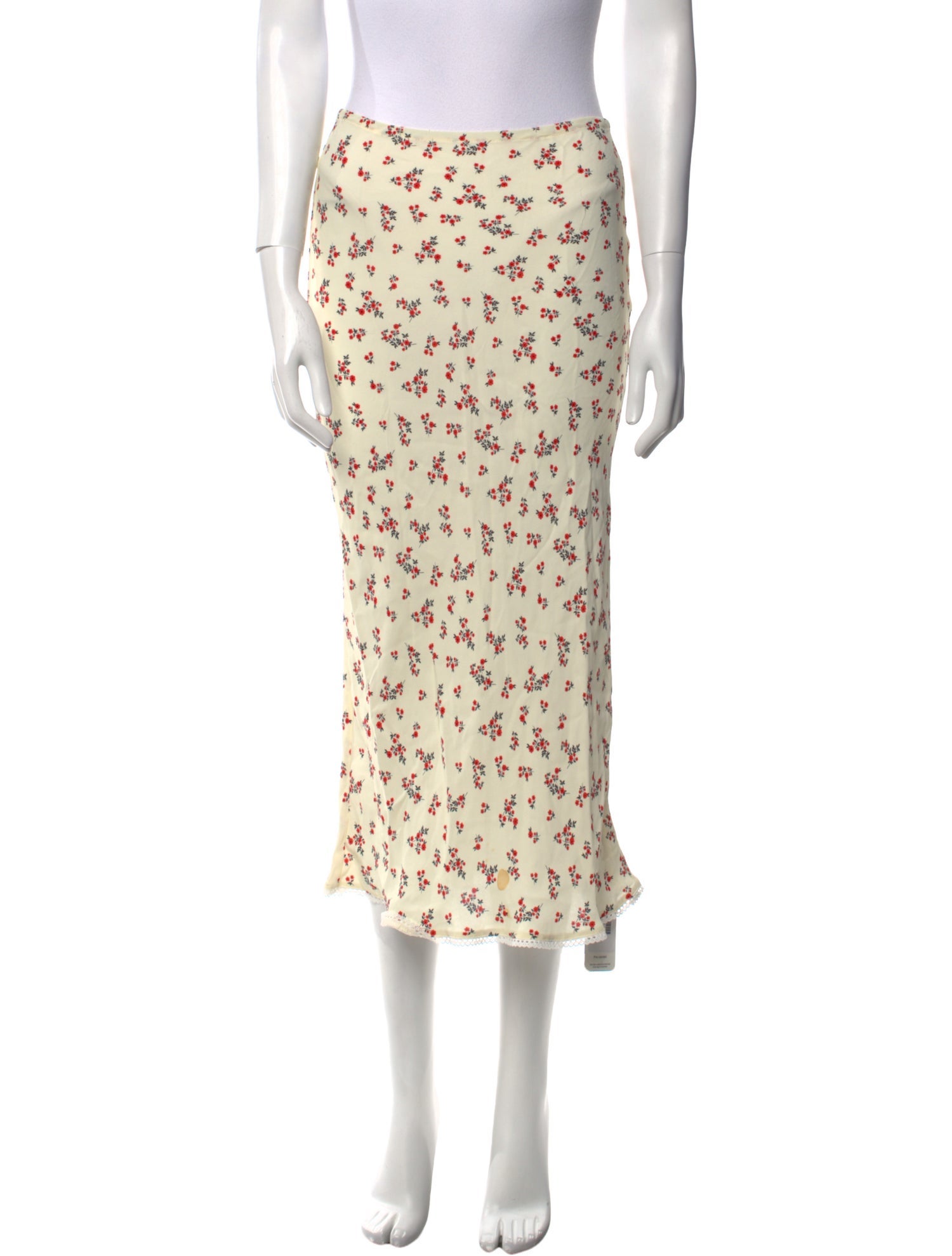 Ciao Lucia Floral Print Midi Length Skirt