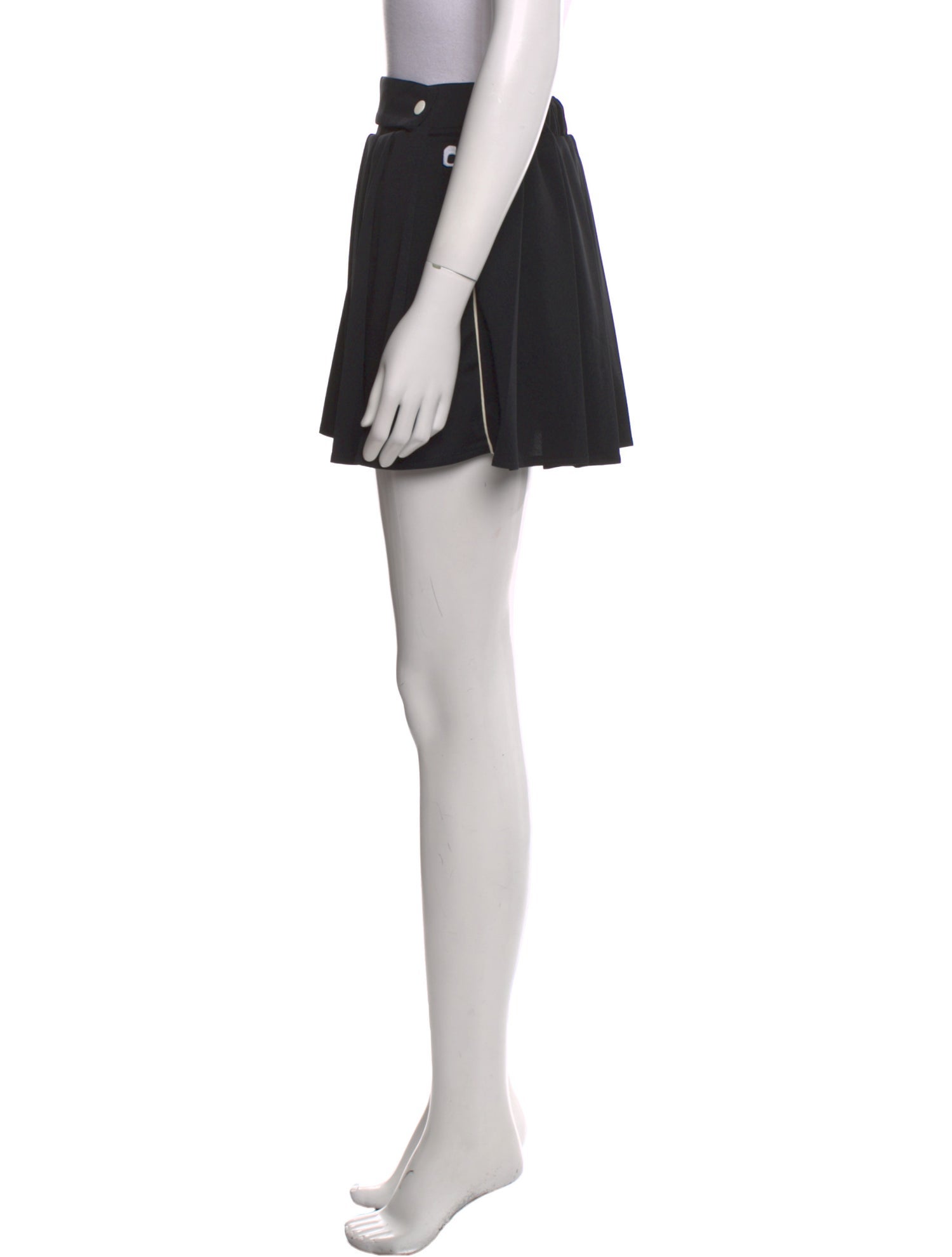 Ciao Lucia Pleated Accents Mini Skirt