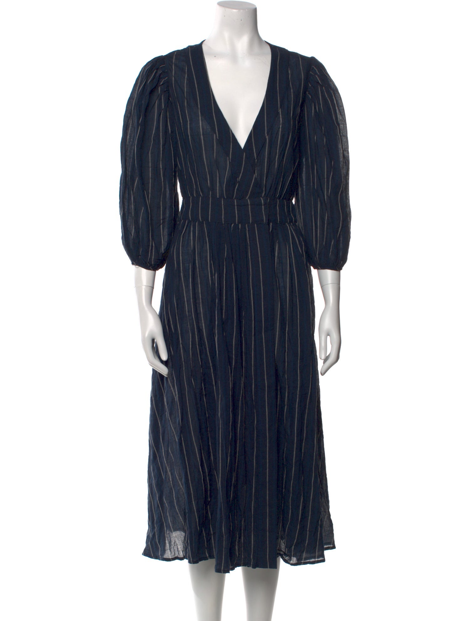 Ciao Lucia Striped Midi Length Dress