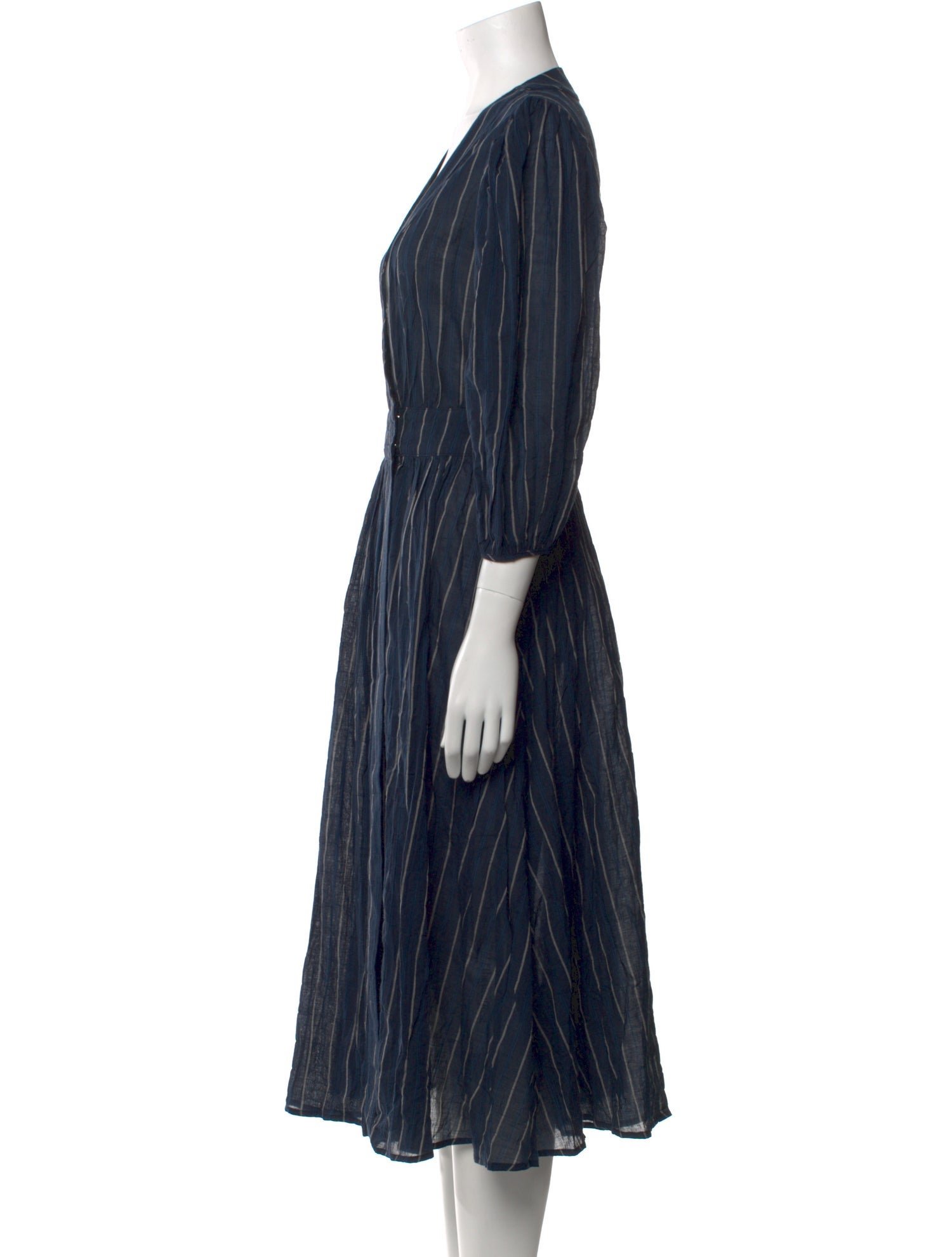 Ciao Lucia Striped Midi Length Dress